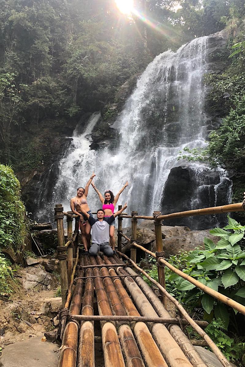 Waterfall Doi Inthanon Chiang Mai Elephant Sanctuary