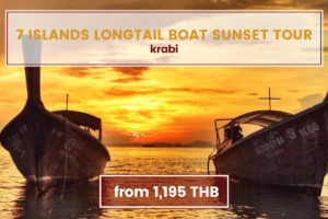 7 Islands Sunset Tour by Longtail Boat Krabi Tours www.nettoursasia.com